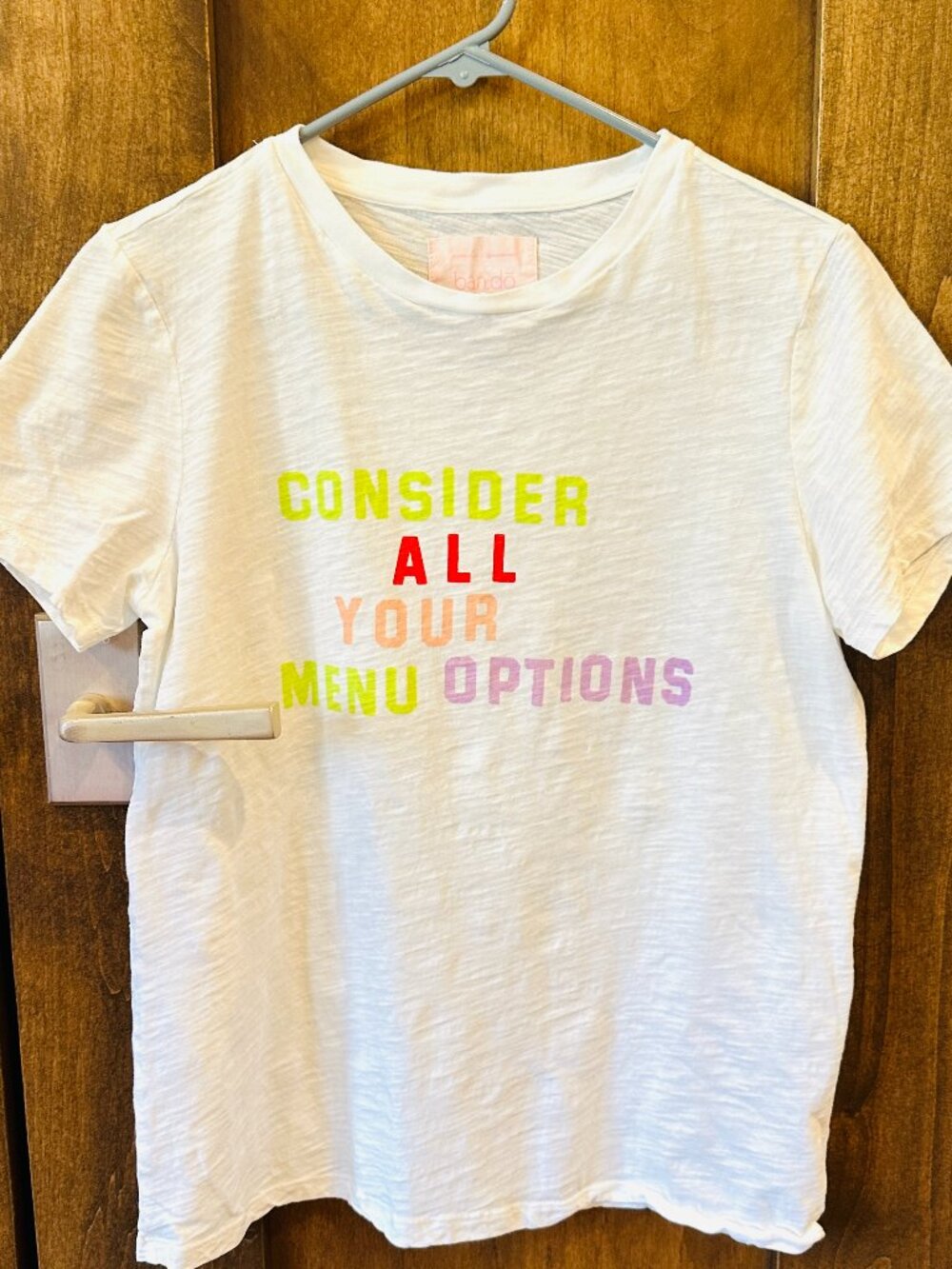 NWOT KERRY ROSENTHAL X BAN.DO T-SHIRT SMALL